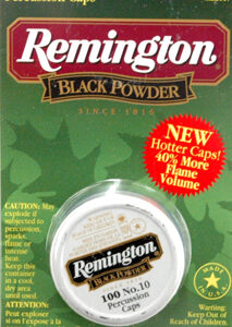 Remington #10 Percussion Caps (100)