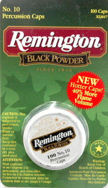 Remington #10 Percussion Caps (100)